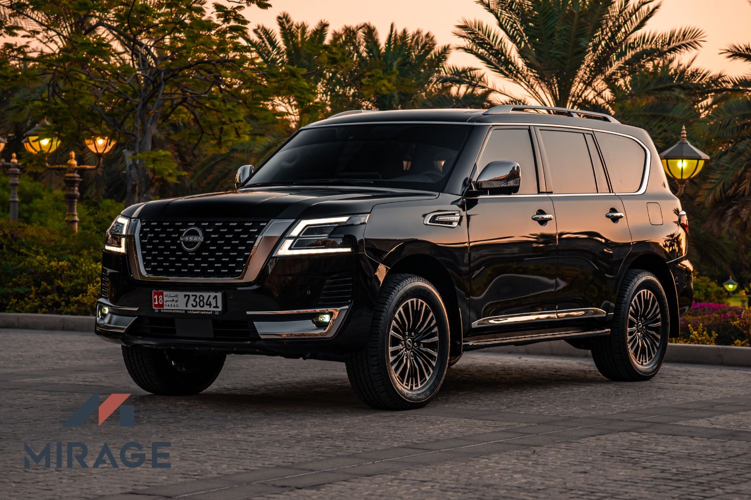 Nissan Patrol 2024 black PATROL PLATINUM