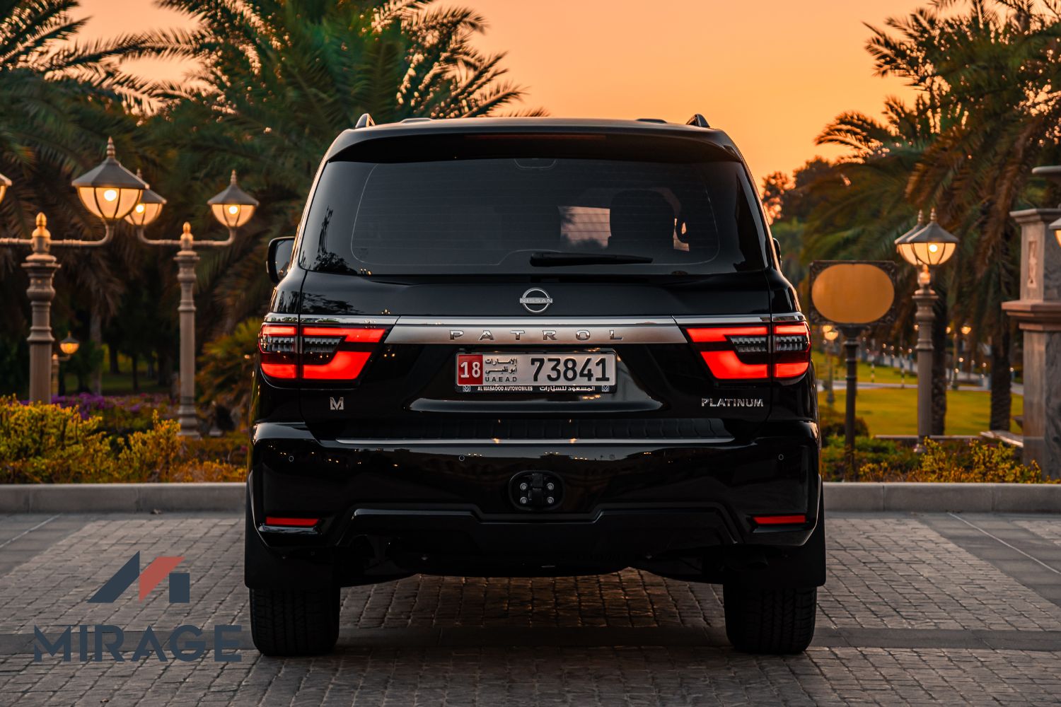 Nissan Patrol 2024 black PATROL PLATINUM